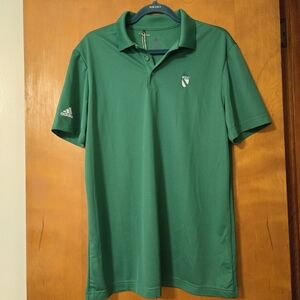 NWT Adidas Green SCCC Polo Shirt Size M